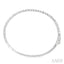 Silver Puffed Heart Shape Diamond Bangle