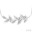 Silver Leaf Diamond Fashion Pendant