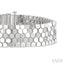 Silver Bold Honeycomb Diamond Fashion Bracelet