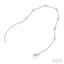 Silver Diamond Station Chain Bracelet