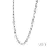 5.00 ctw Round Cut Diamond Tennis Necklace in 14K White Gold