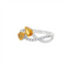 Yellow Sapphire & Diamond Fashion Ring