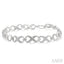 Silver Infinity Diamond Fashion Bracelet