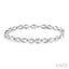Silver Infinity Diamond Bracelet