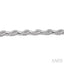 Silver Knot Diamond Bracelet