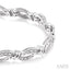 Silver Knot Diamond Bracelet
