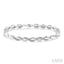 Silver Infinity Diamond Bracelet