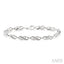 Silver Diamond Fashion Bracelet