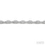 Silver Twisted Diamond Bracelet