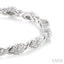 Silver Twisted Diamond Bracelet