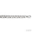 Silver Heart Shape Diamond Bracelet