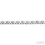 Silver 'X' Shape Diamond Bracelet