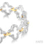 Silver Clover Diamond Fashion Bracelet