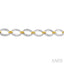 Silver Oval Shape Diamond Fashion Bracelet