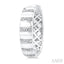 Silver Bold Ribbed Diamond Fashion Hoop Earrings