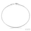 Silver Heart Shape Diamond Flex Fashion Bangle