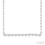 Silver Bar Petite Diamond Fashion Pendant
