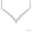 Silver Chevron Petite Diamond Fashion Pendant