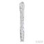 Silver Petite Diamond Fashion Hoop Earrings