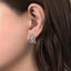 Bujukan Sterling Silver Huggie Hoop Earrings