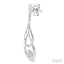 Silver Diamond Fashion Earrings