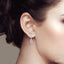 Silver Diamond Fashion Earrings