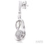 Silver Diamond Fashion Earrings