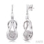 Silver Diamond Fashion Earrings