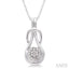 Silver Diamond Fashion Pendant