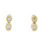 Diamond Bezel Stud Earrings