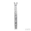 Silver Inside-Out Diamond Hoop Earrings