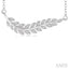 Silver Leaf Diamond Fashion Pendant