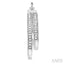 Silver Diamond Fashion Hoop Earrings