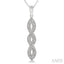 Silver Infinity Diamond Fashion Pendant