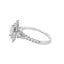 Marquise Diamond Double Halo Engagement Ring