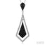 Silver Black Diamond Fashion Pendant