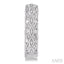 Silver Diamond Hoop Earrings