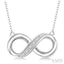 Silver Infinity Diamond Fashion Pendant