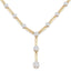Lovebright Paperclip Station Diamond Necklace