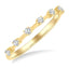 Station Diamond Stackable Ring