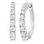 Diamond Huggie Hoop Earrings