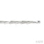 Silver Bold Knot Diamond Fashion Bracelet