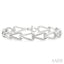 Silver Bold Knot Diamond Fashion Bracelet