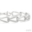 Silver Bold Knot Diamond Fashion Bracelet