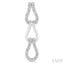 Silver Bold Knot Diamond Fashion Earrings