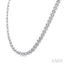 Silver Bold Panther Link Diamond Fashion Necklace