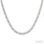 Silver Bold Panther Link Diamond Fashion Necklace