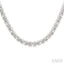 Silver Bold Panther Link Diamond Fashion Necklace