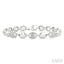 Silver Bold Mariner Link Diamond Fashion Bracelet