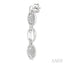 Silver Bold Mariner Link Diamond Fashion Earrings
